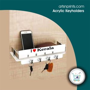 I LOVE Kerala custom acrylic keyholder shop by KeralaArtsNprints