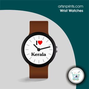 I LOVE Kerala custom promotion wrist watches by KeralaArtsnprints