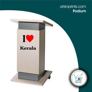 I LOVE Kerala lectren podium by KeralaArtsNprints