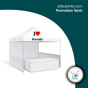 I LOVE Kerala outdoor promotion marketing foldable tents by KeralaArtsNprints