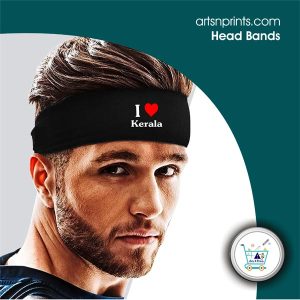 I LOVE Kerala printed custom head bands by KeralaArtsnprits