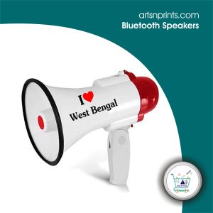 I LOVE West Bengal bluetooth speaker by WestBengalArtsNprints
