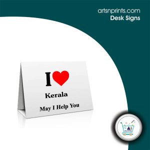 I love Kerala custom made Desk name plate by Keralaartsnprints KL